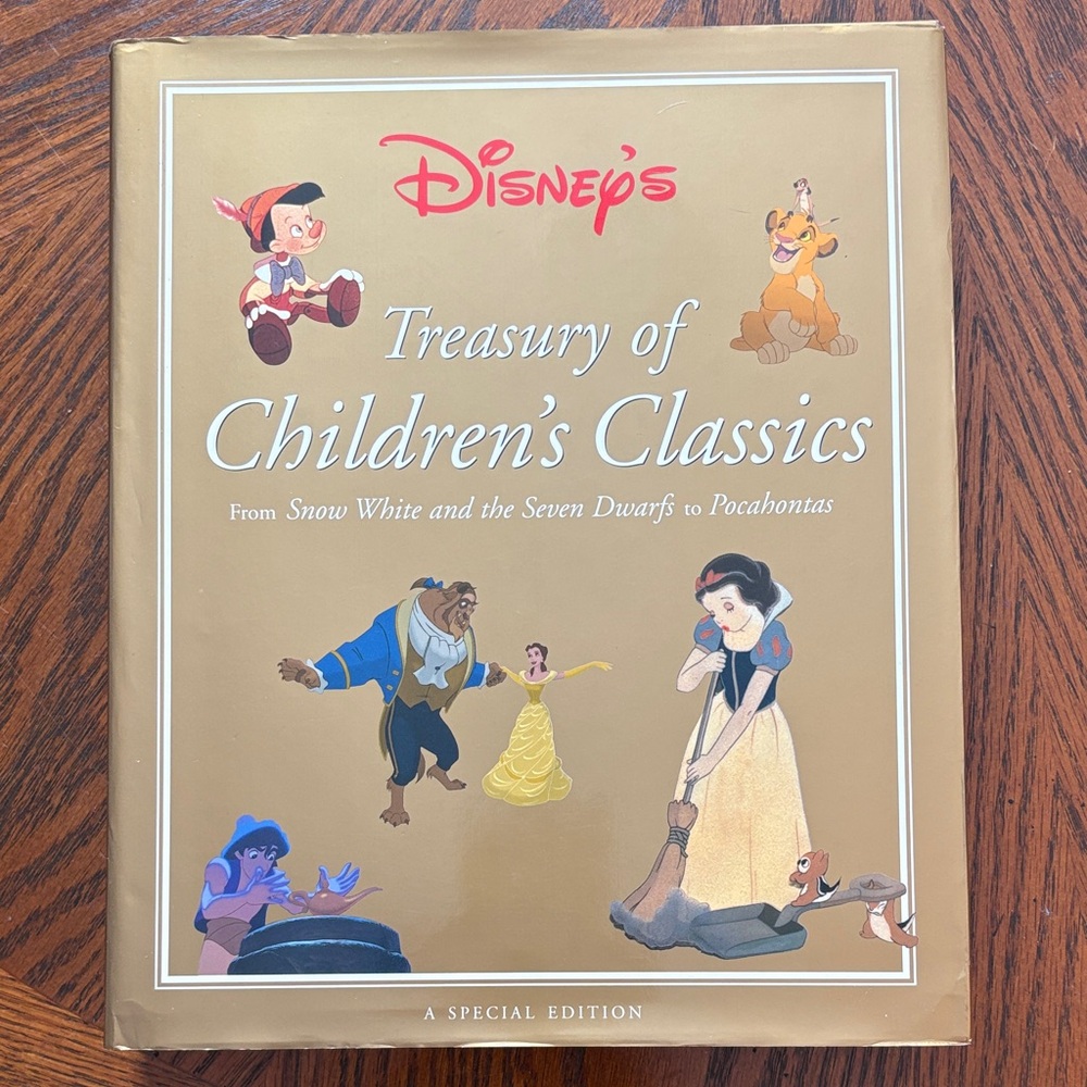 Disney's Children's Classics Storybook - Gold and Red